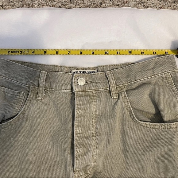We the Free People Jeans Womens 30 Lucky You Mid Rise Barrel Distressed**READ*** - Picture 8 of 11